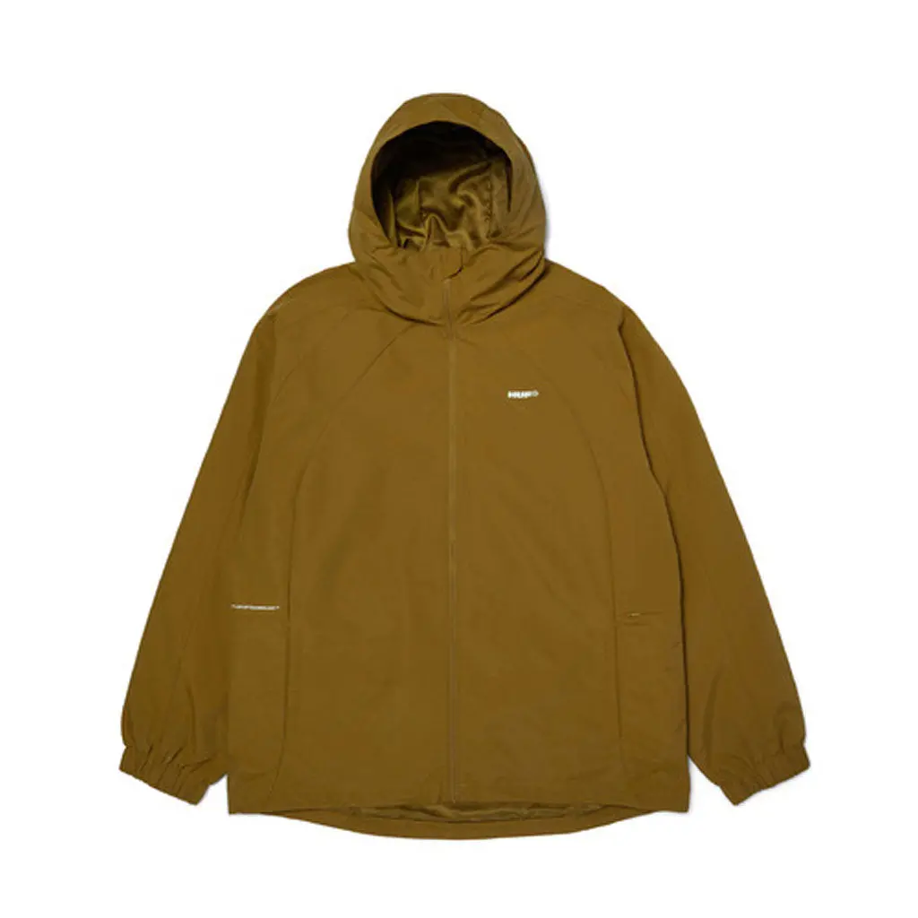 Huf All Caps Shell Jacket - Rich Brown 1