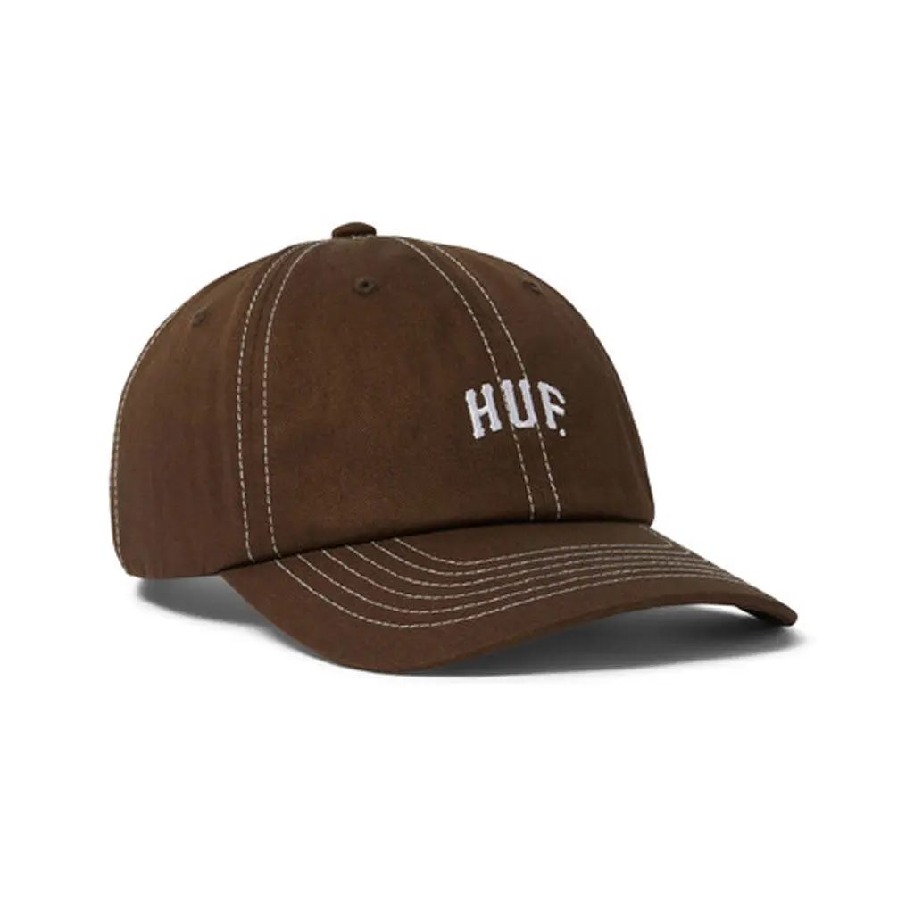 Huf Arch Logo 6 Panel Cv Hat - Bison 1