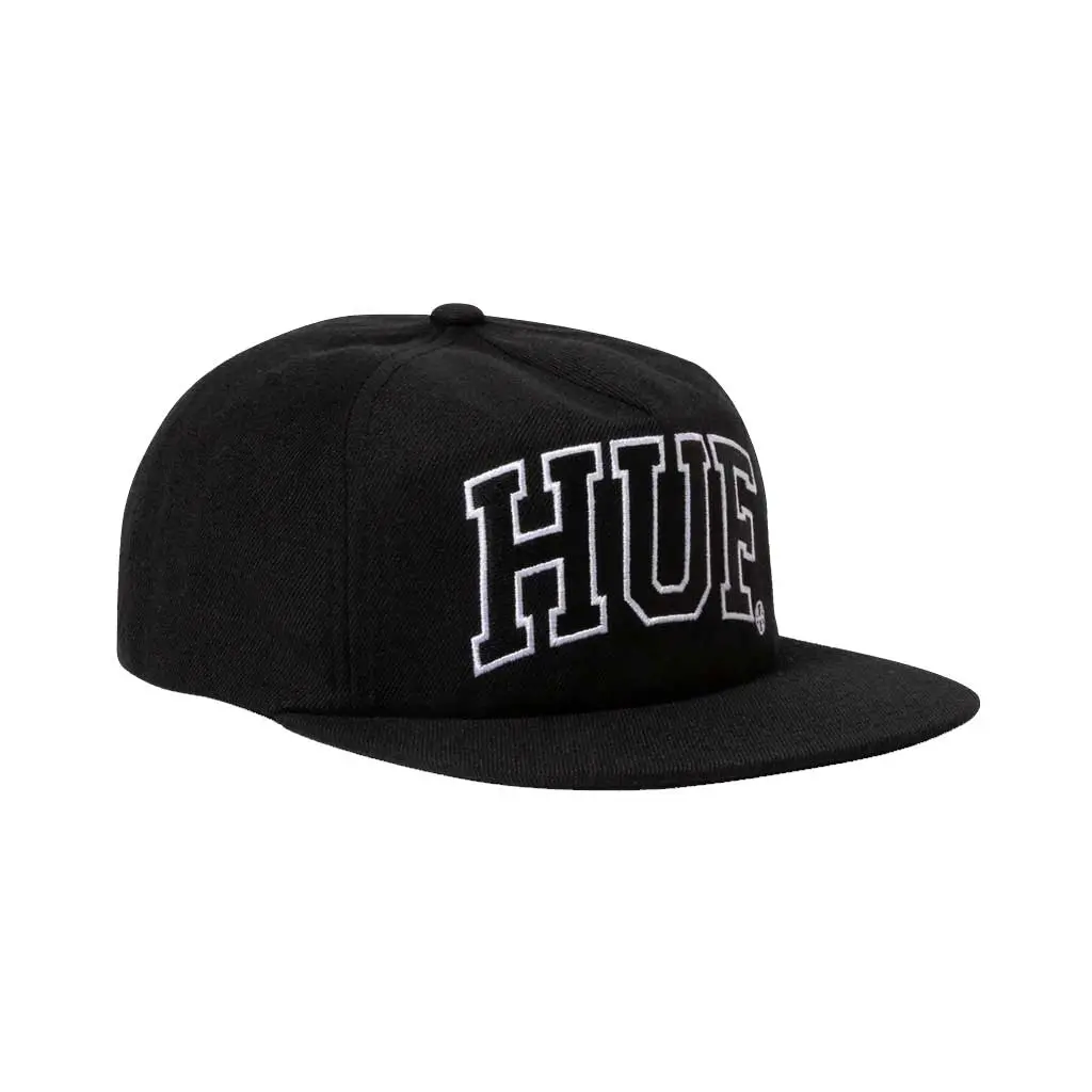 Huf Arch Logo Snapback - Black 1