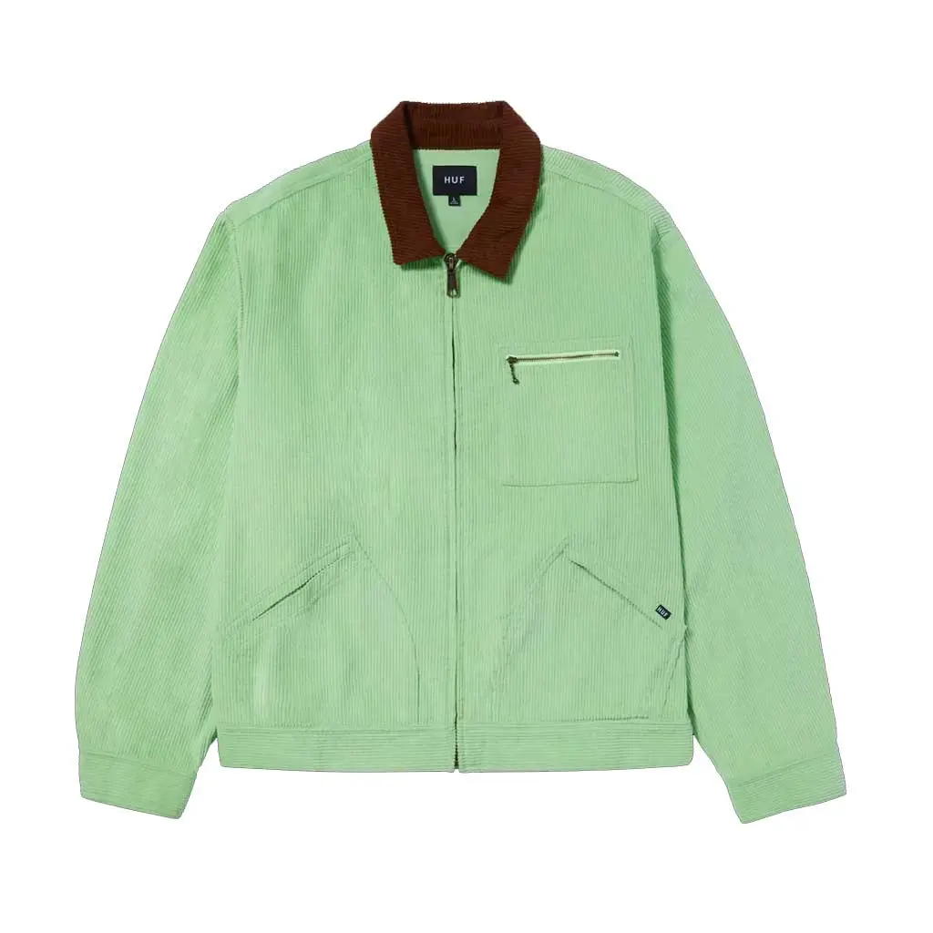 Huf Corduroy Trucker Jacket - Huf Green 1
