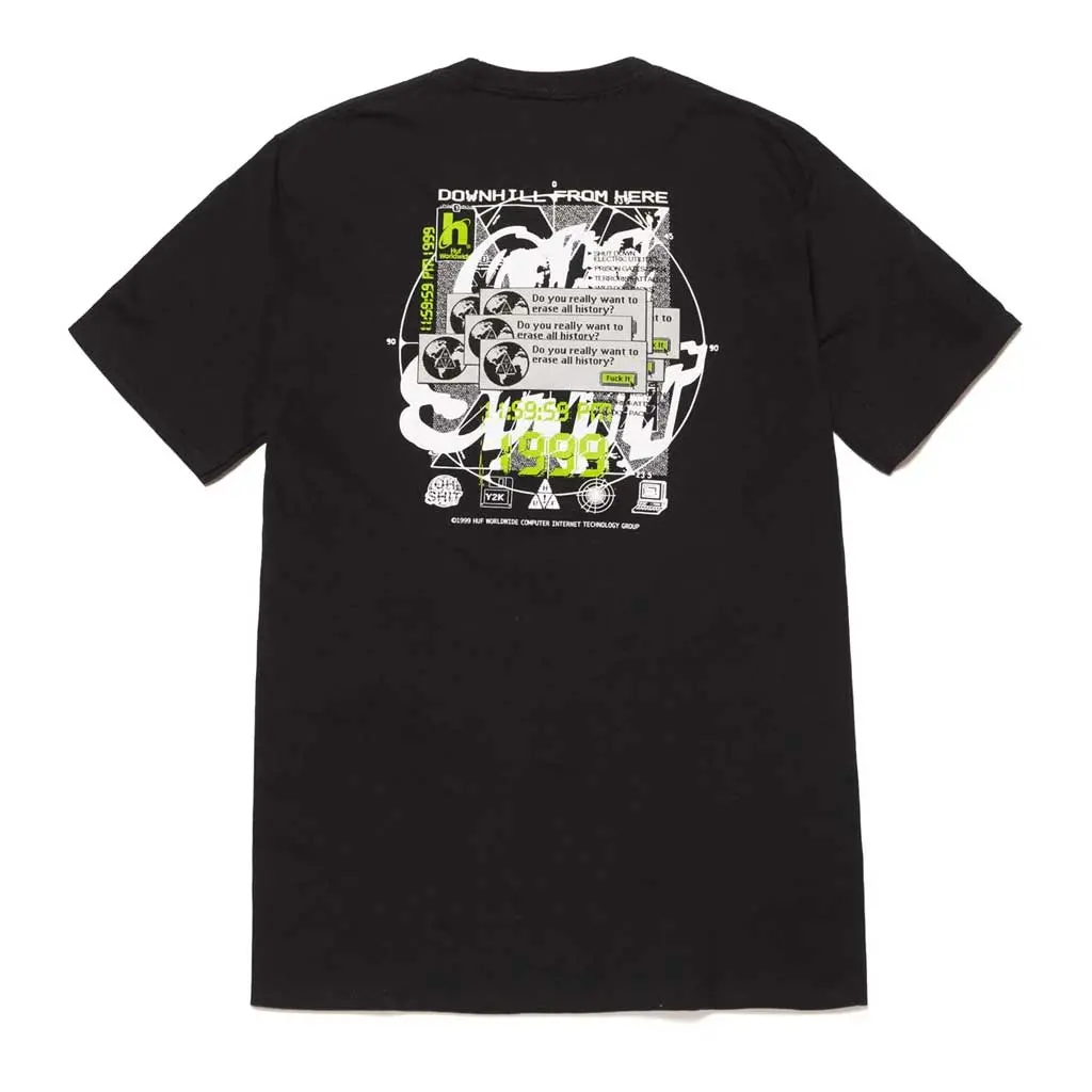 Huf Crash S/S Tee - Black 1