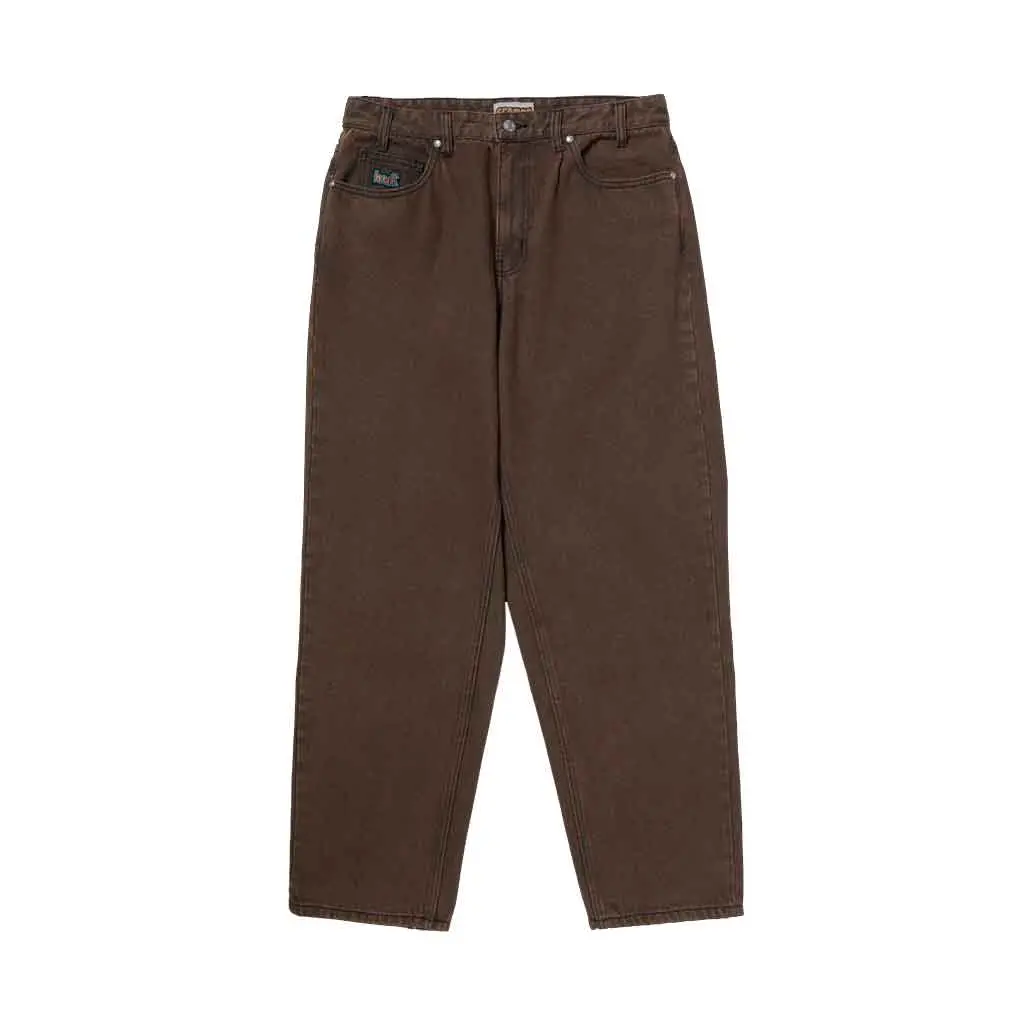 Huf Cromer Washed Pant - Coffee 1