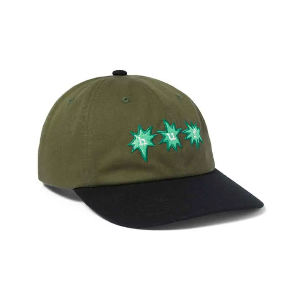 Huf Enlightenment 6 Panel Snapback - Olive 1