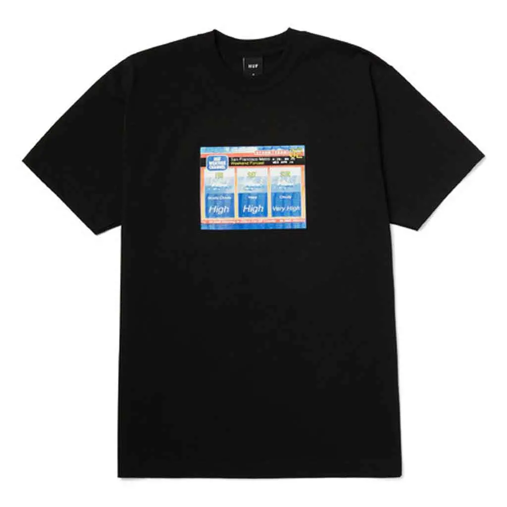 Huf Forecast S/S Tee - Black 1