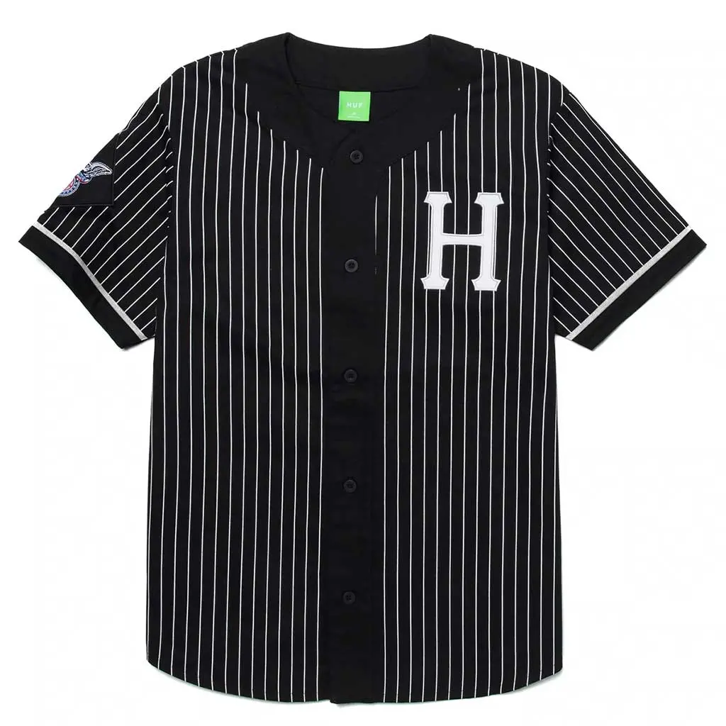 Huf Forever Baseball Jersey - Black 1