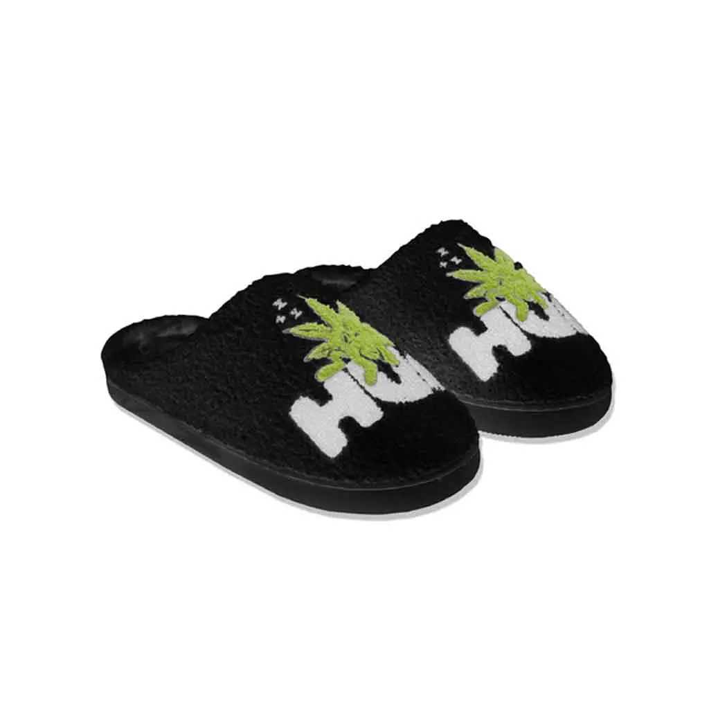 Huf Fuzzy Slipper - Black 1