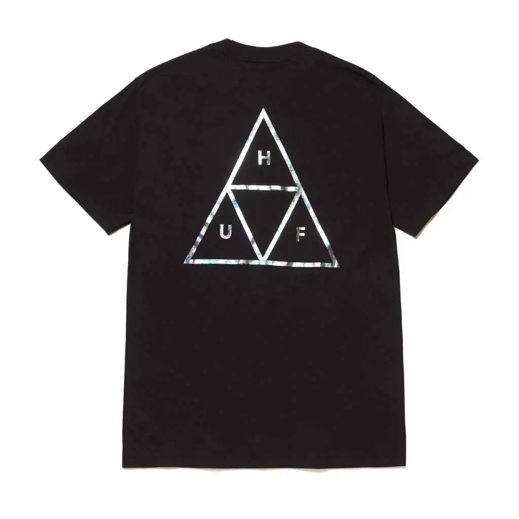 Huf Holoshine Foil Tt S/S Tee - Black 1