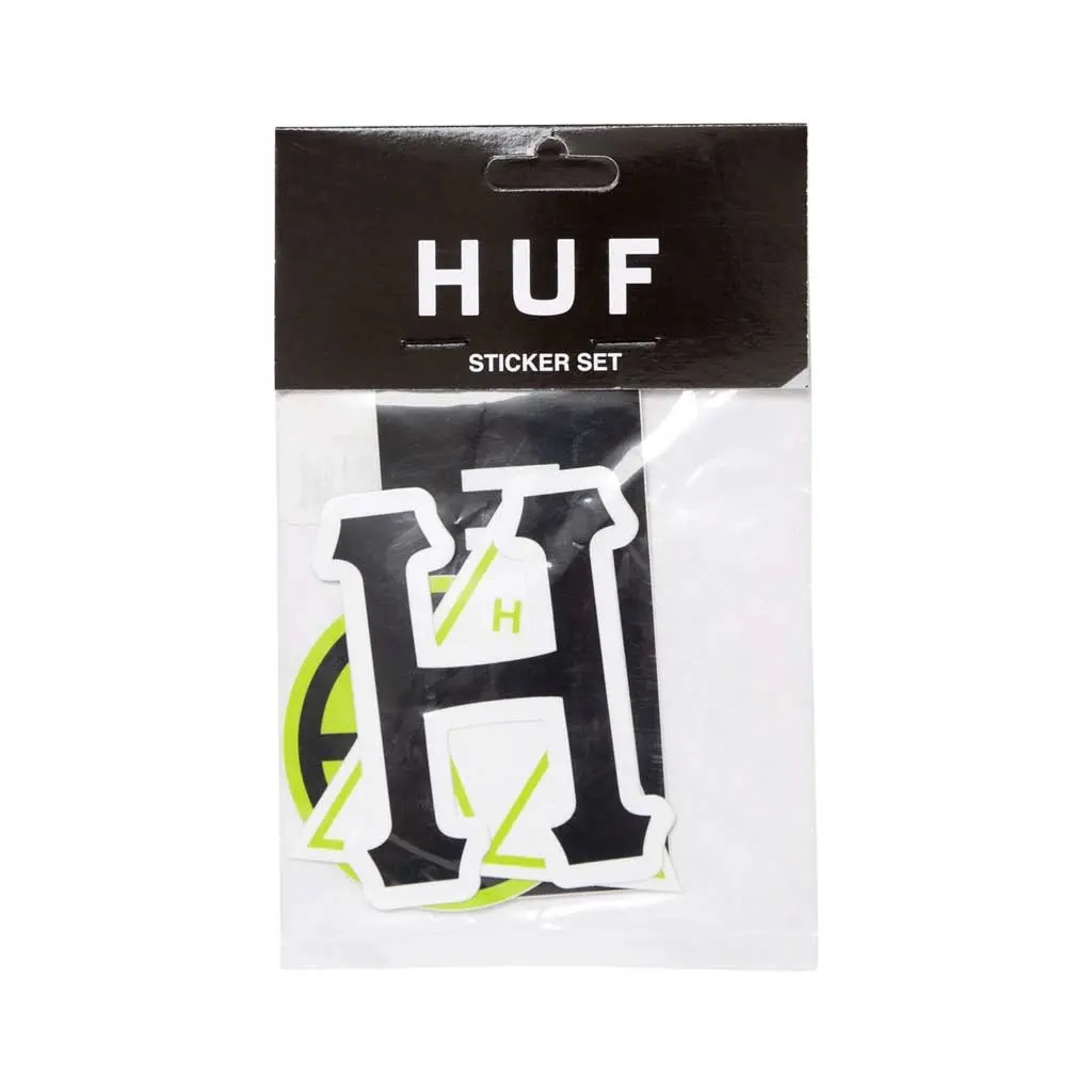 Huf Core Logo Sticker Set 1