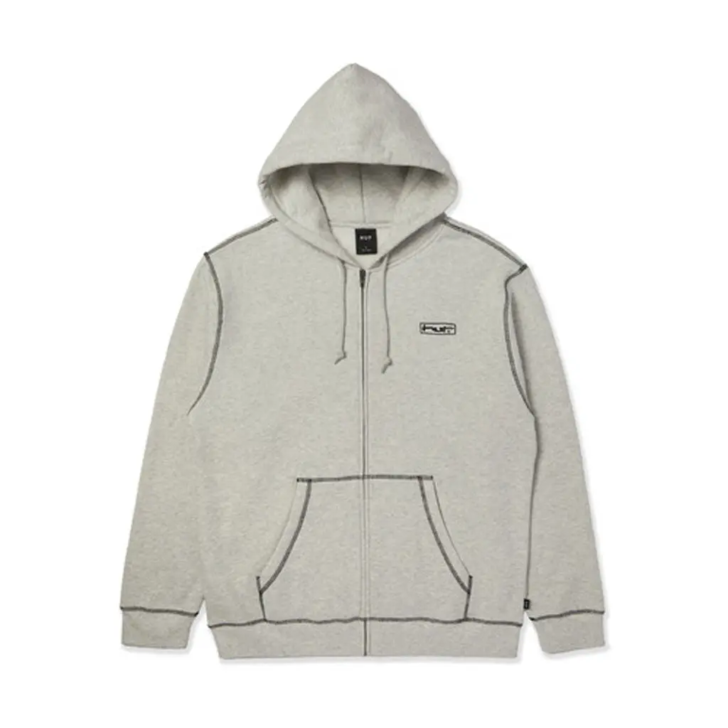 Huf Stretch Fz Hoodie - Ash 1