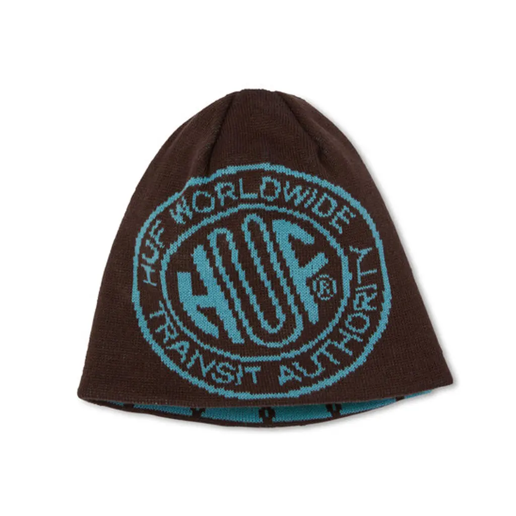 Huf Token Reversible Skull Beanie - Bison 1
