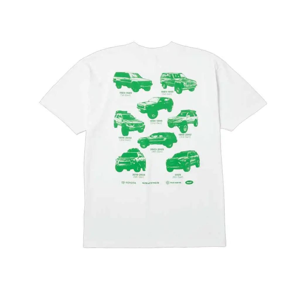 Huf X Toyota Generations S/S Tee - White 1