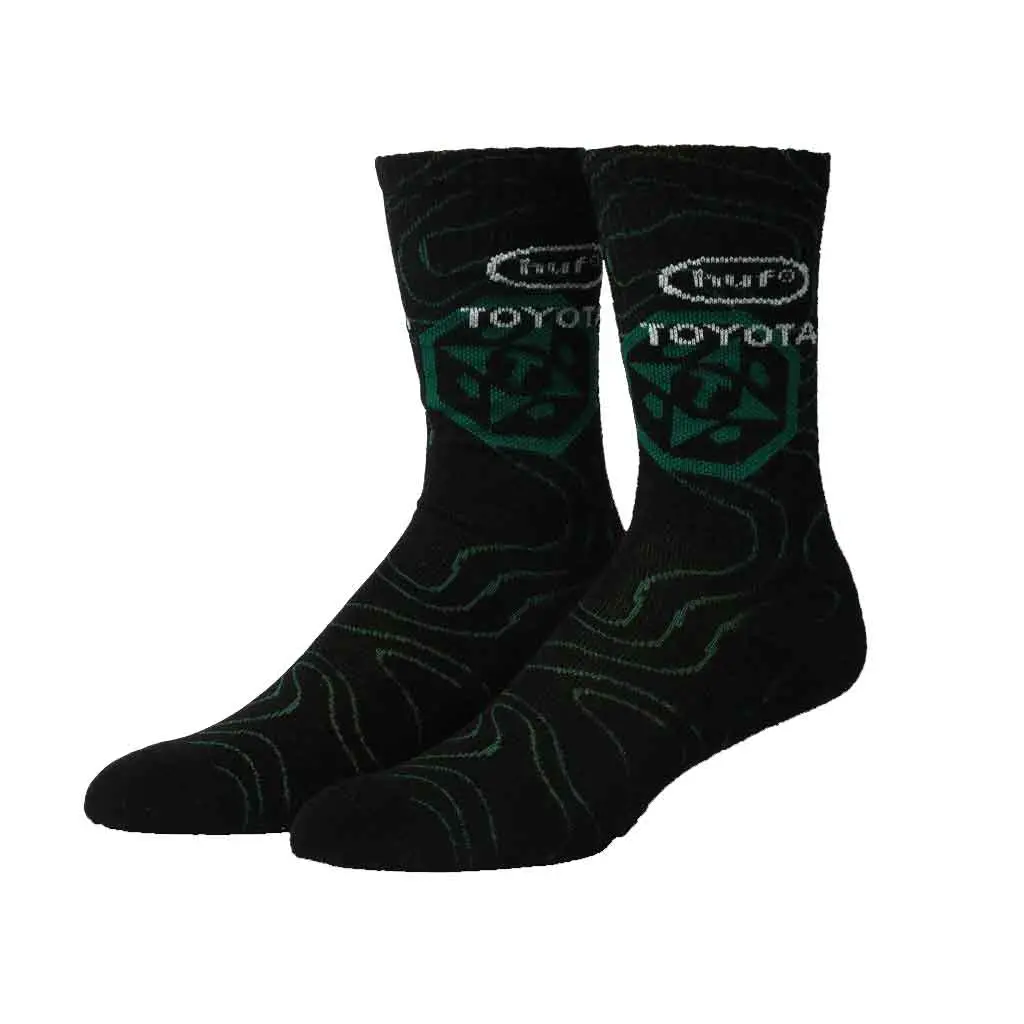 Huf X Toyota Topography Socks - Black 1