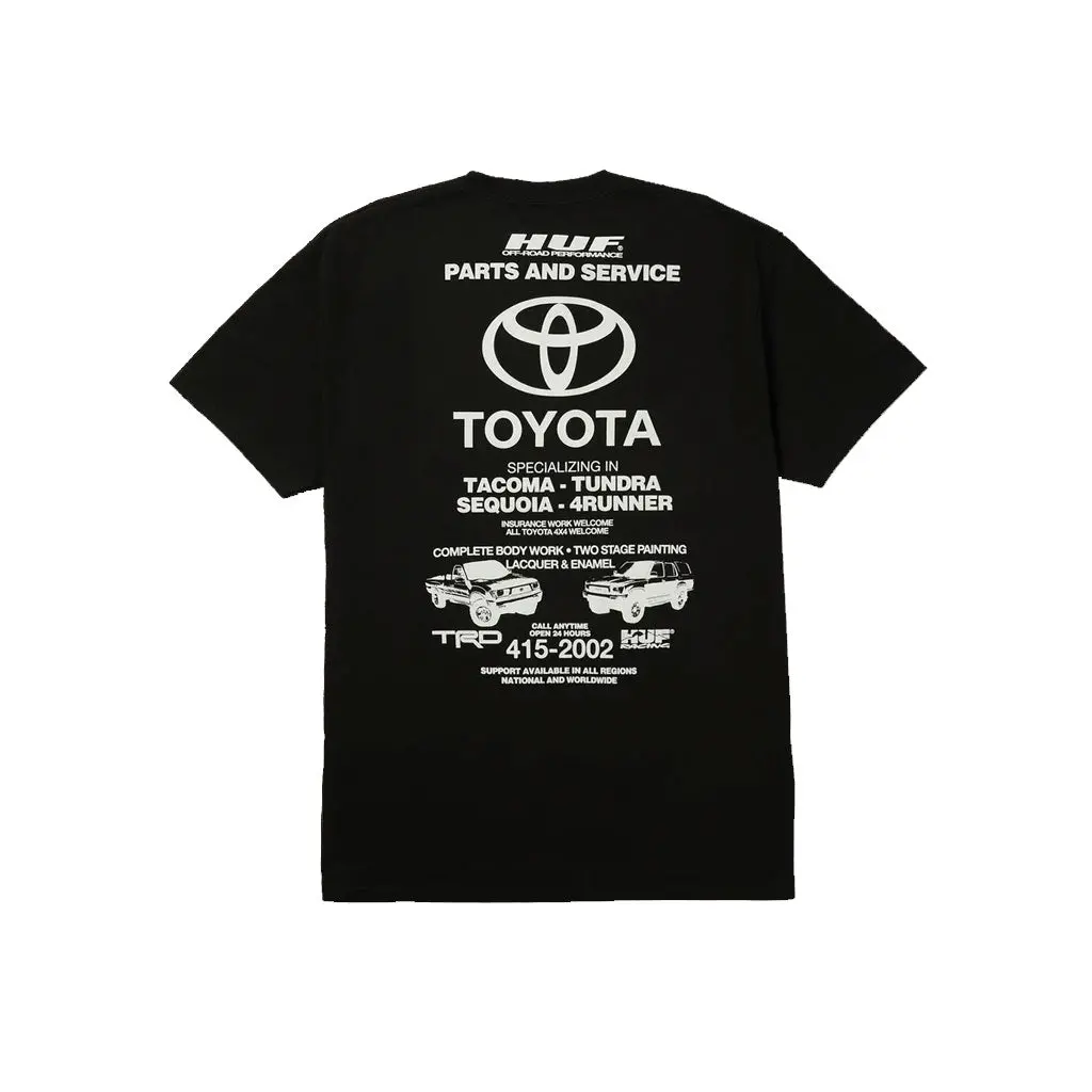 Huf X Toyota Service Department S/S Tee - Black 1