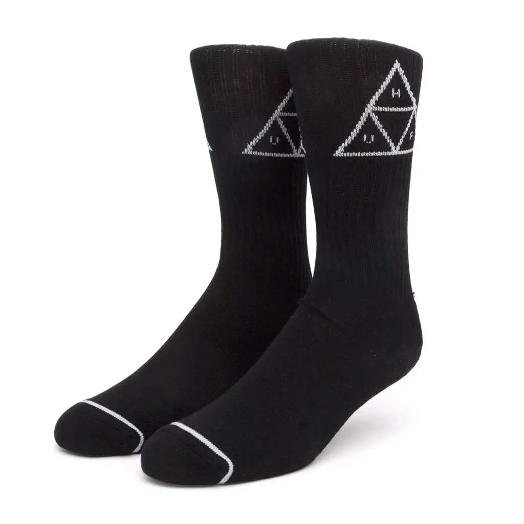 Huf Tt Crew Sock - Black 1