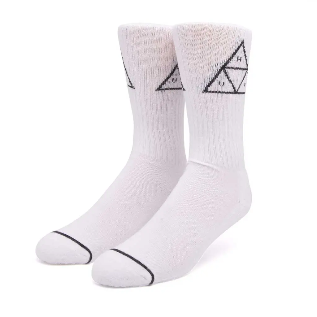 Huf Tt Crew Sock - White 1