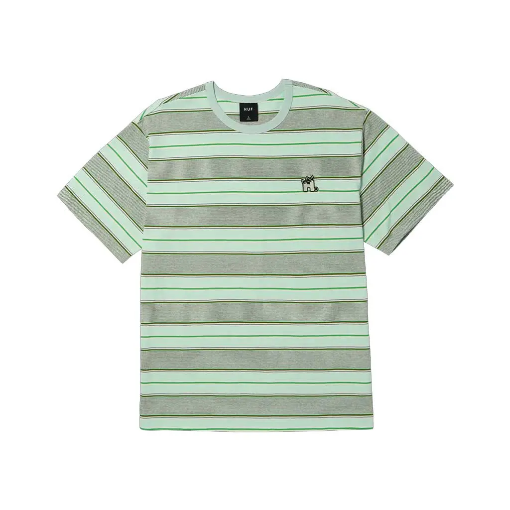 Huf Vernon S/S Relaxed Knit - Smoke Mint 1