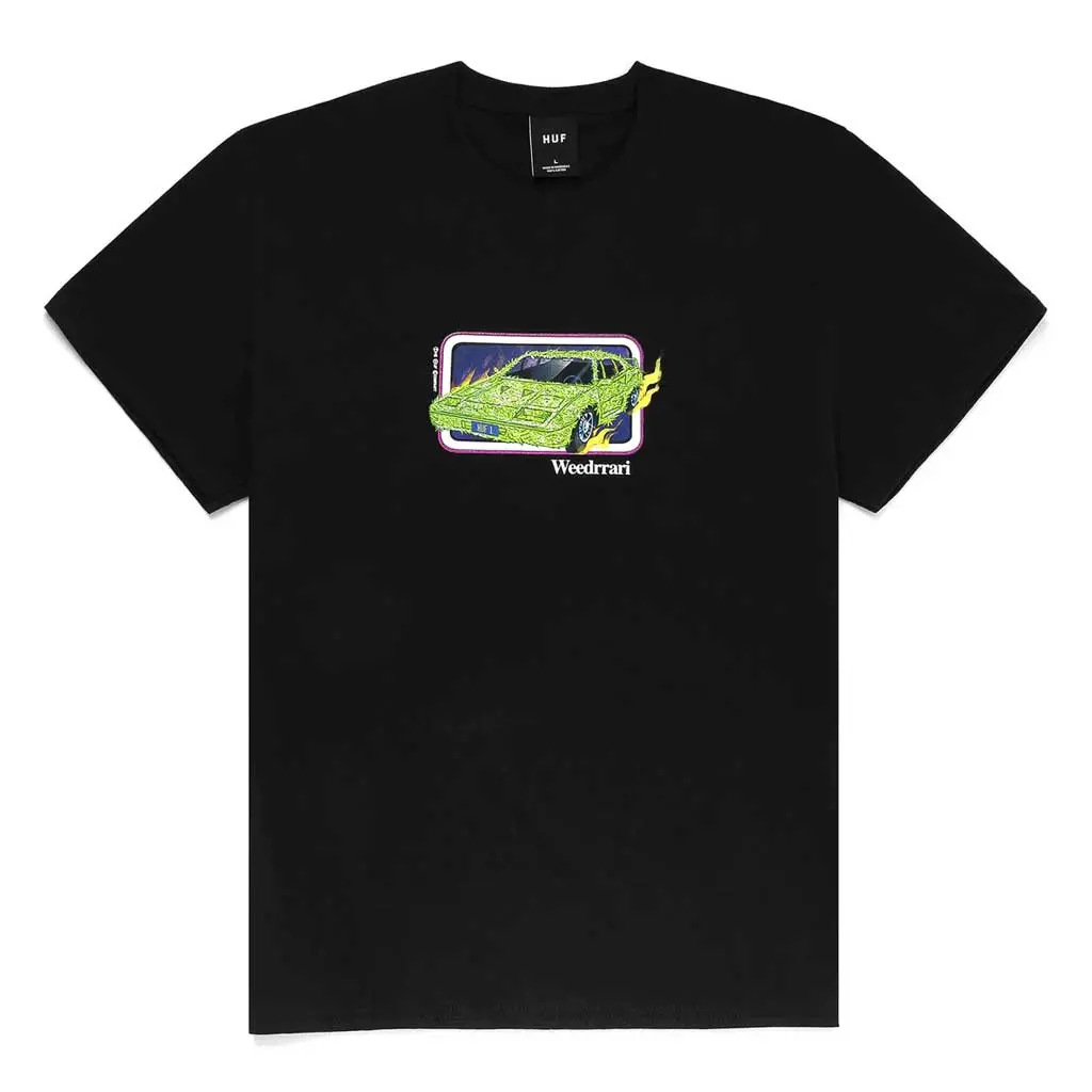 Huf Weederrari S/S Tee - Black 1
