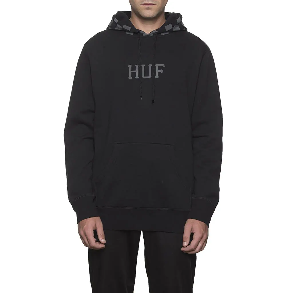 Huf Blackout Pullover Hoodie - Black 1