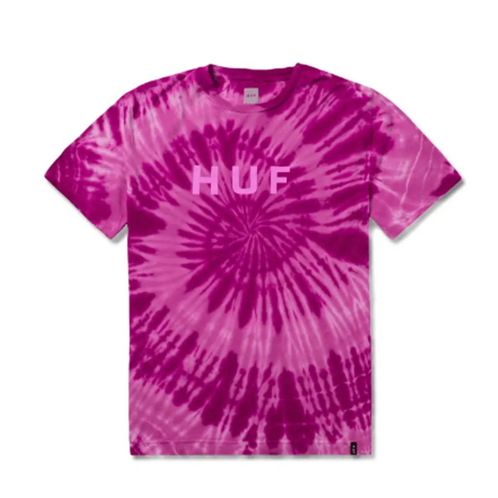 Huf Tonal Og Tie Dye Tee - Pink 1