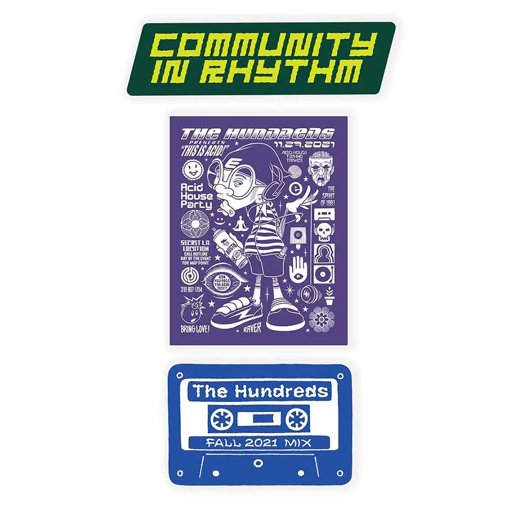 The Hundreds Giant Sticker Pack - Multi 1