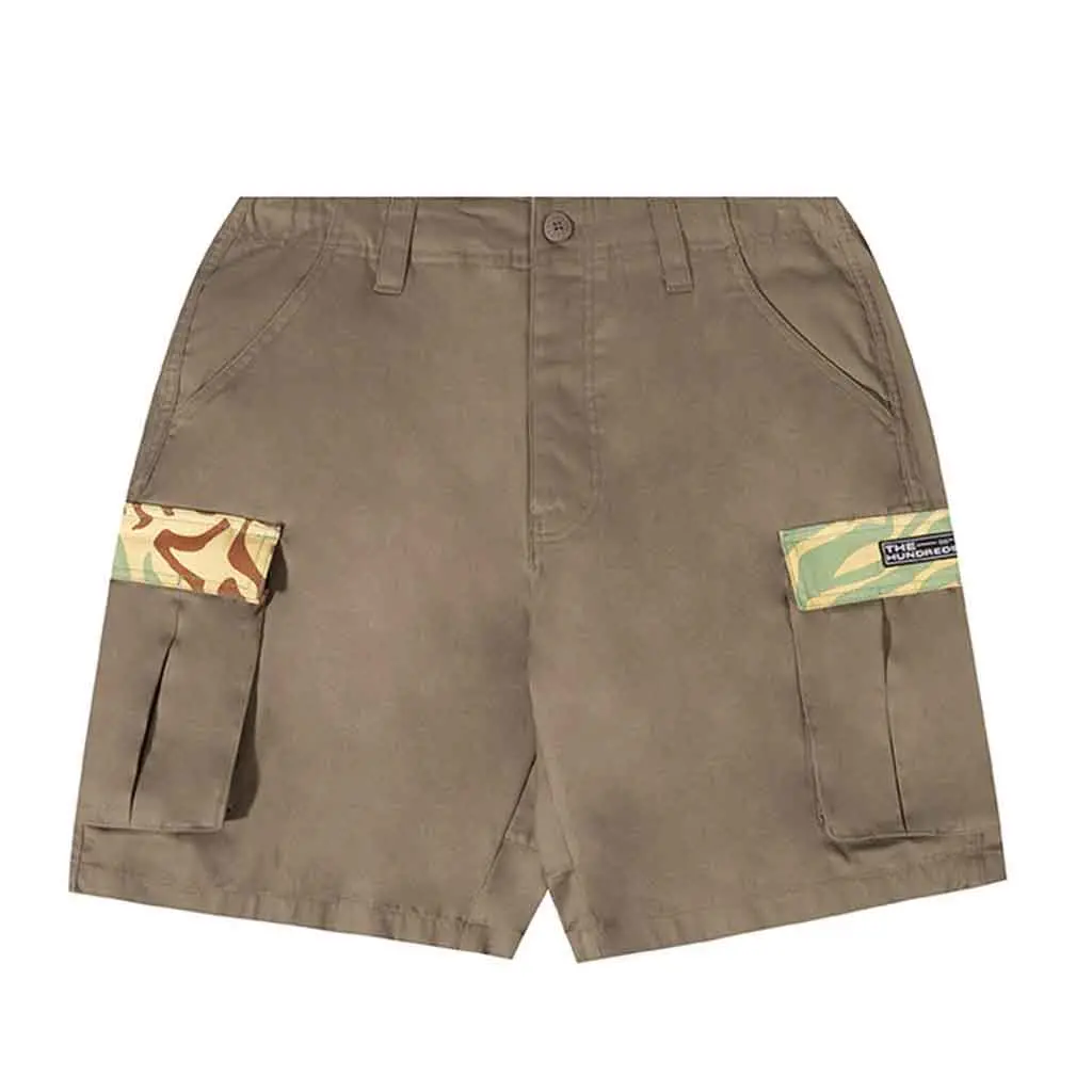 The Hundreds Company Cargo Shorts - Military Green 1
