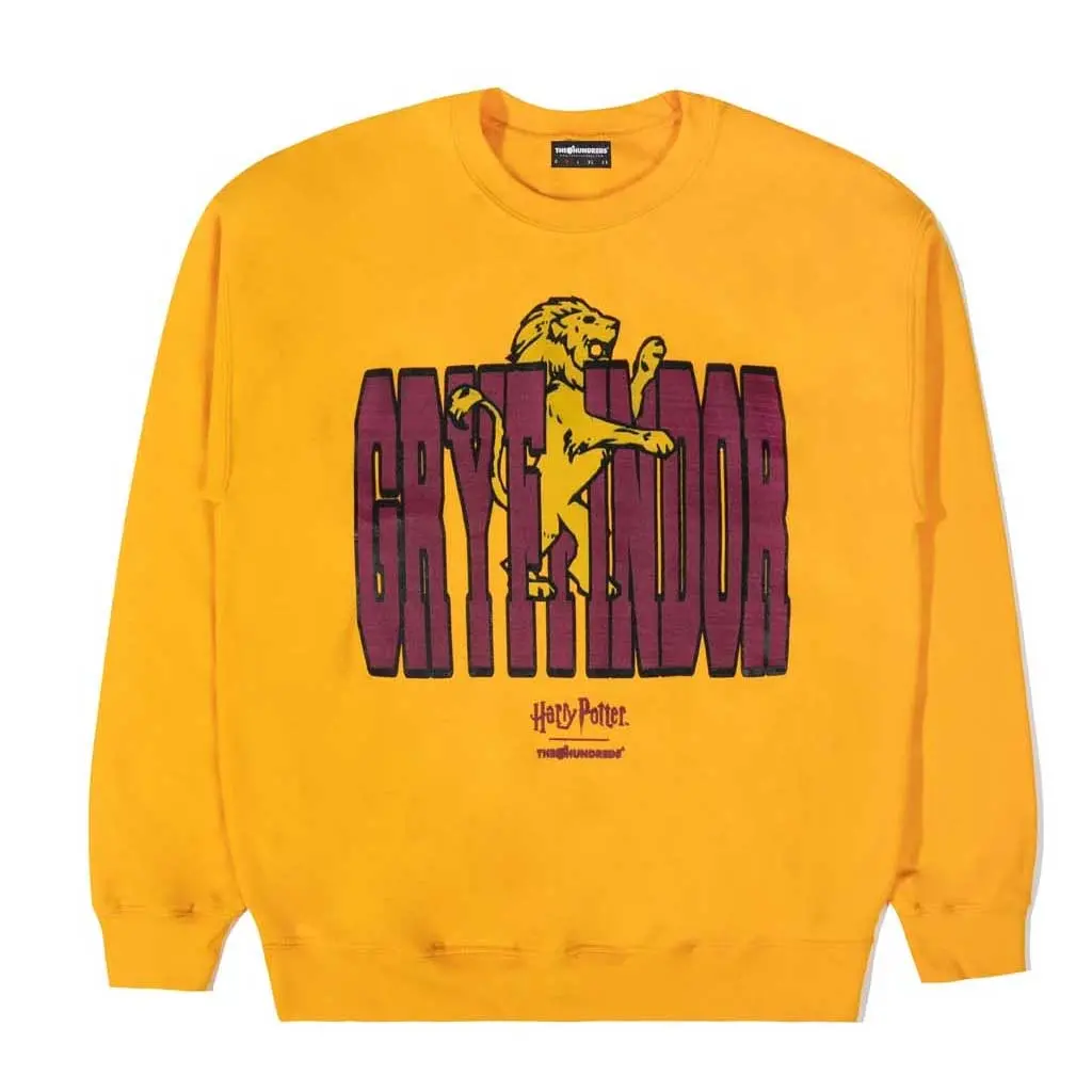 The Hundreds X Harry Potter House Crewneck - Gold 1