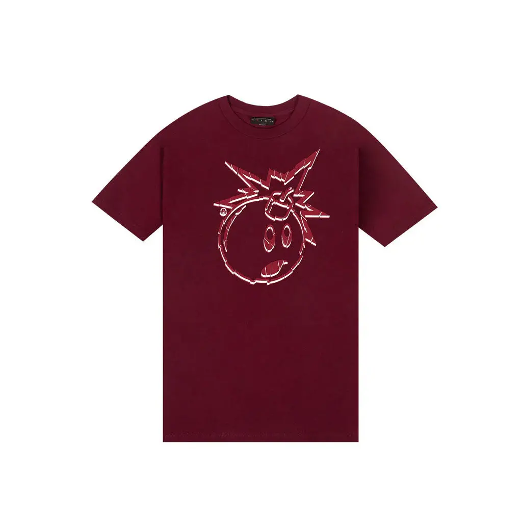 The Hundreds Shattered S/S Tee - Burgundy 1