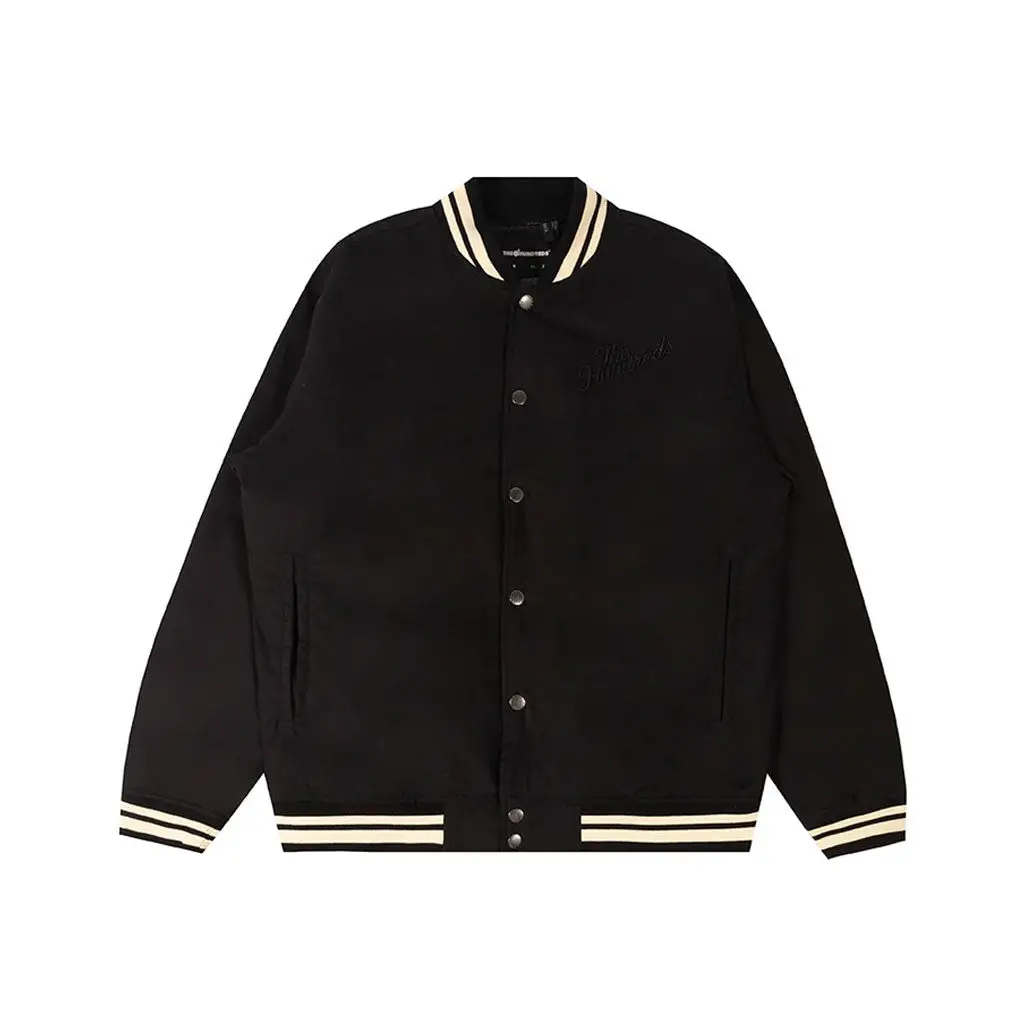 The Hundreds Slant Sports Jacket - Black 1