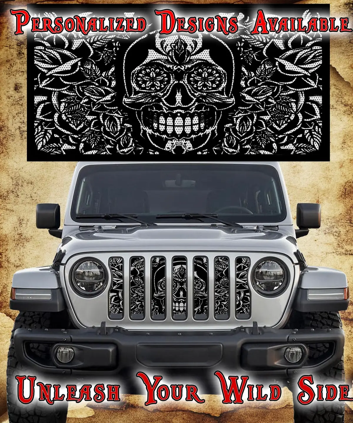 Day Of The Dead Grill Insert 1