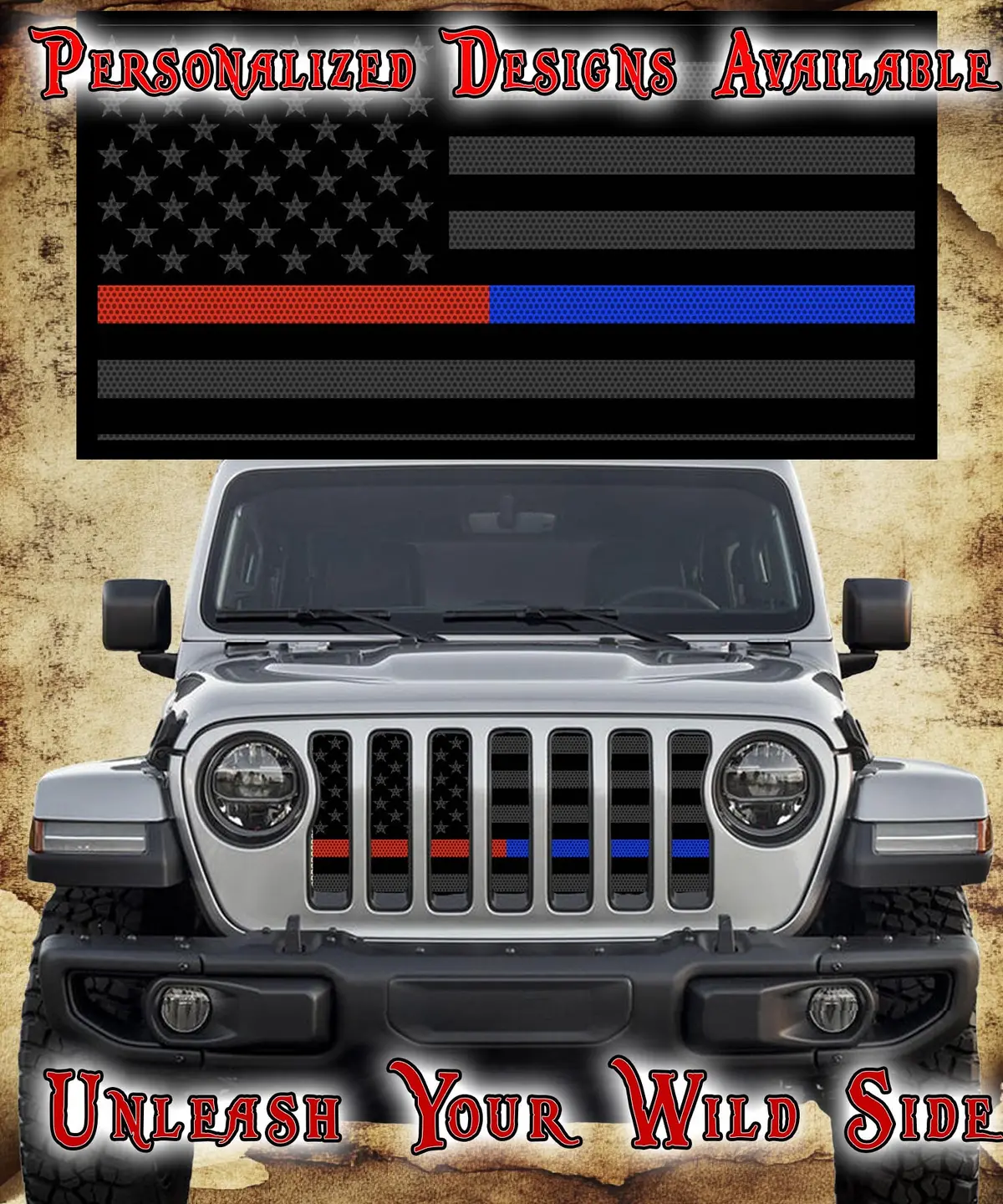 Service Line Flag Grill Insert 1