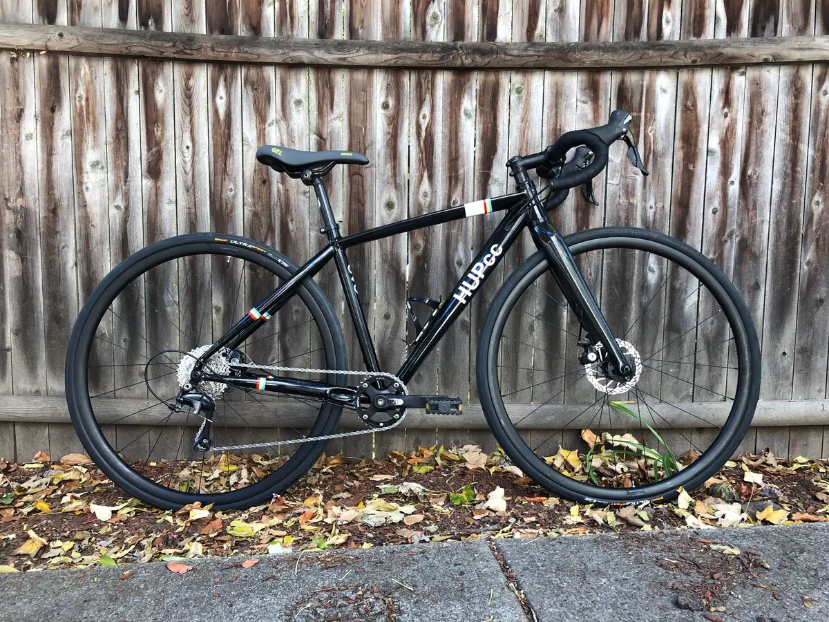 49Cm/ 19.5" Hup Black Road Bike 1