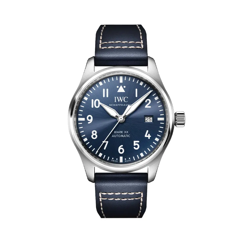 Pilot's Watch Automatic Mark Xx 40Mm - Blue On Leather Strap 1
