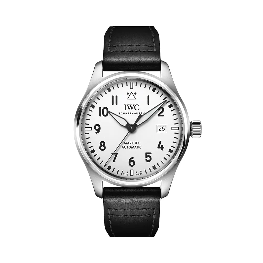 Pilot's Watch Automatic Mark Xx 40Mm - Silver-Plated On Leather Strap 1