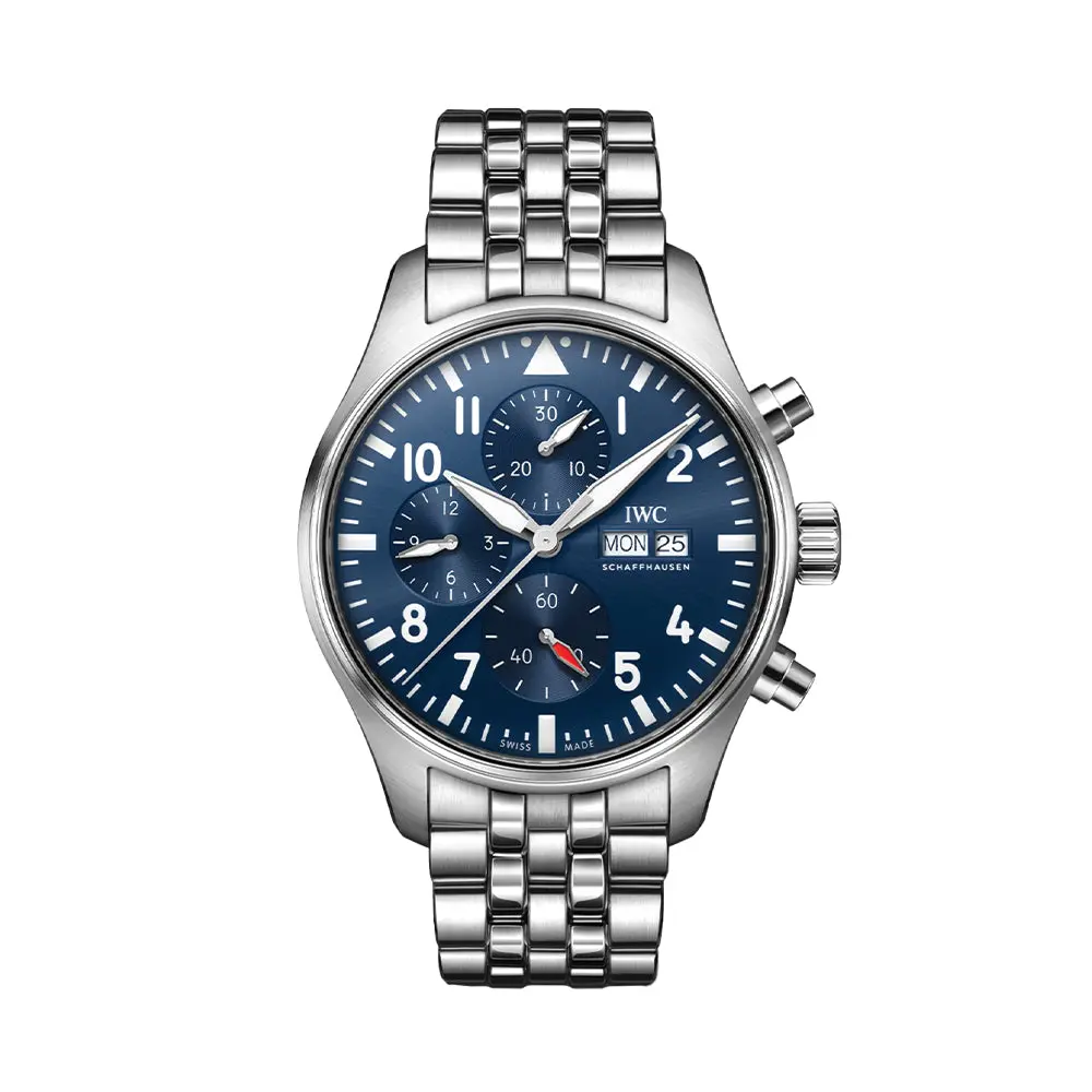 Pilot's Watch Chronograph 43Mm - Blue On Bracelet 1