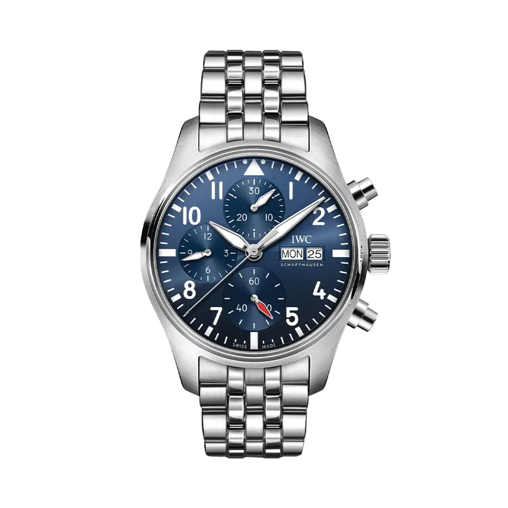 Pilot's Watch Chronograph 41Mm - Blue On Bracelet 1