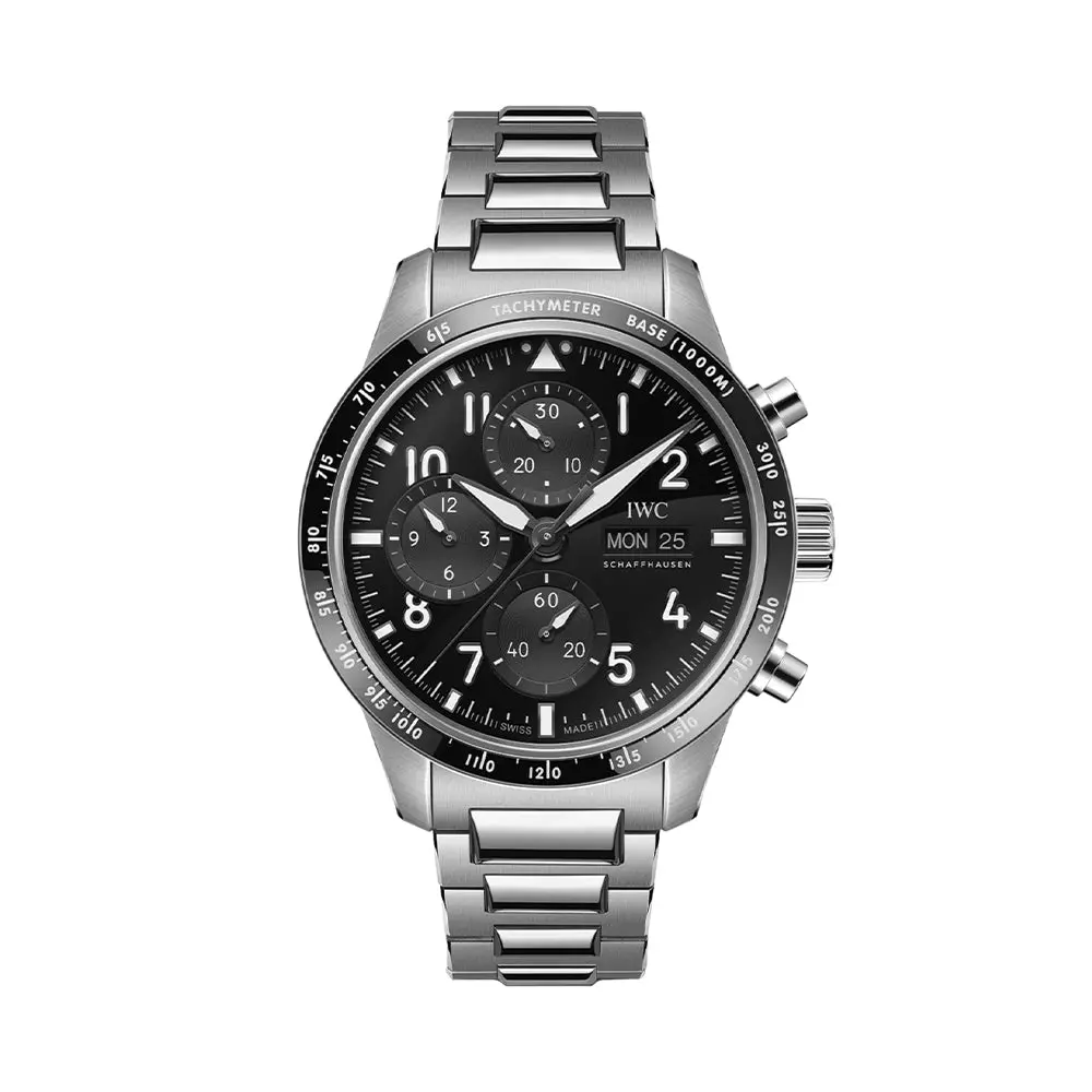 Pilot’S Watch Performance Chronograph Amg Titanium Case 41Mm - Black On Bracelet 1
