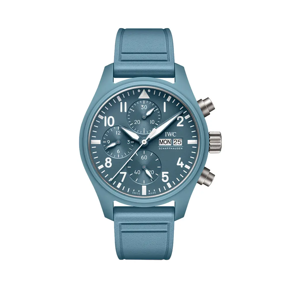 Pilot’S Watch Chronograph Top Gun Miramar Ceramic Case 41Mm - Blue On Rubber Strap 1