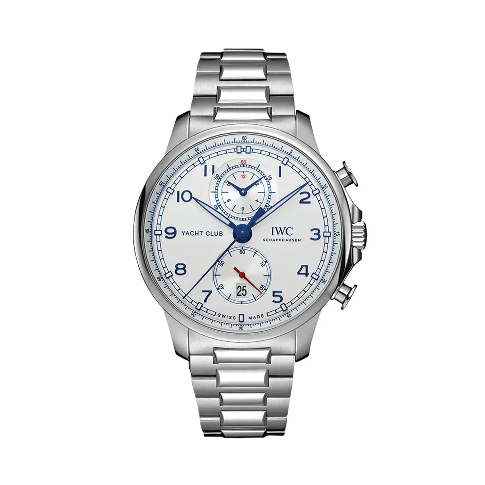 Portugieser Yacht Club Chronograph 44.6Mm - Silver-Plated On Bracelet 1