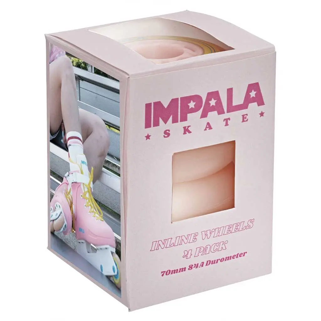 Impala Inline Wheel 4Pk - Pink Yellow 1