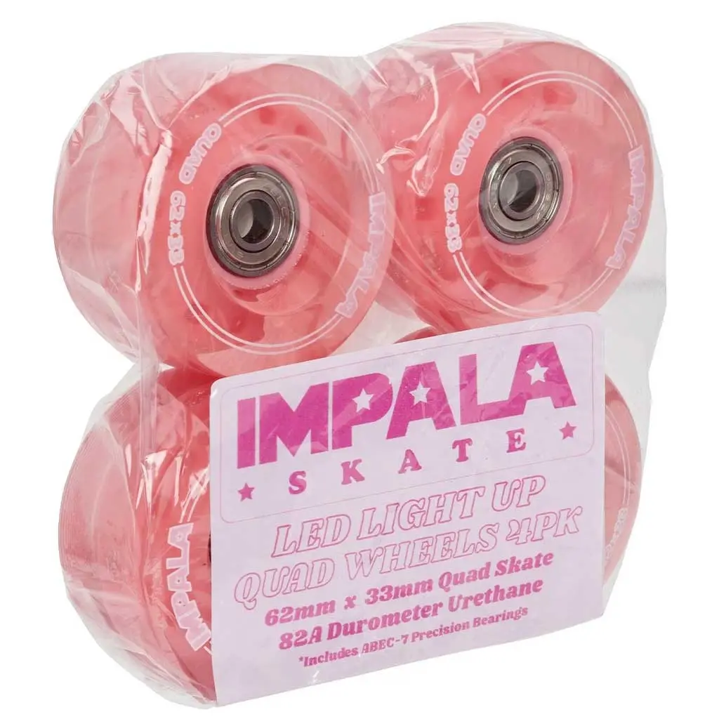 Impala Light Up Wheel 4Pk - Pink 1