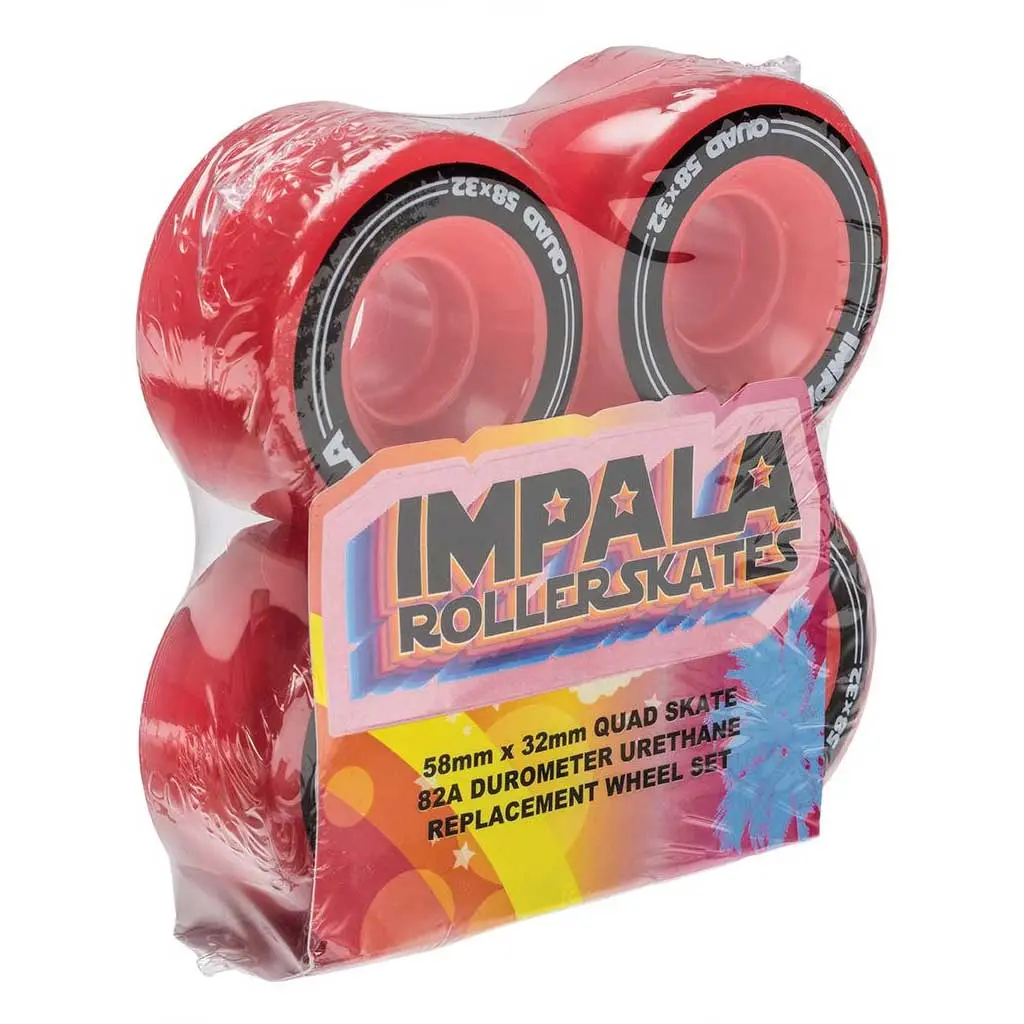 Impala Replacement Wheel 4Pk - Red 1