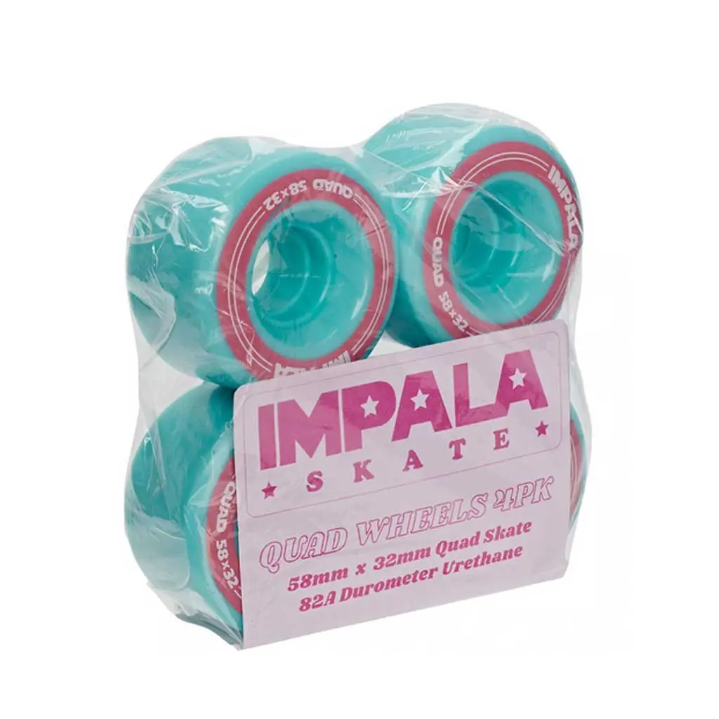 Impala Replacement Wheel 4Pk - Aqua 1