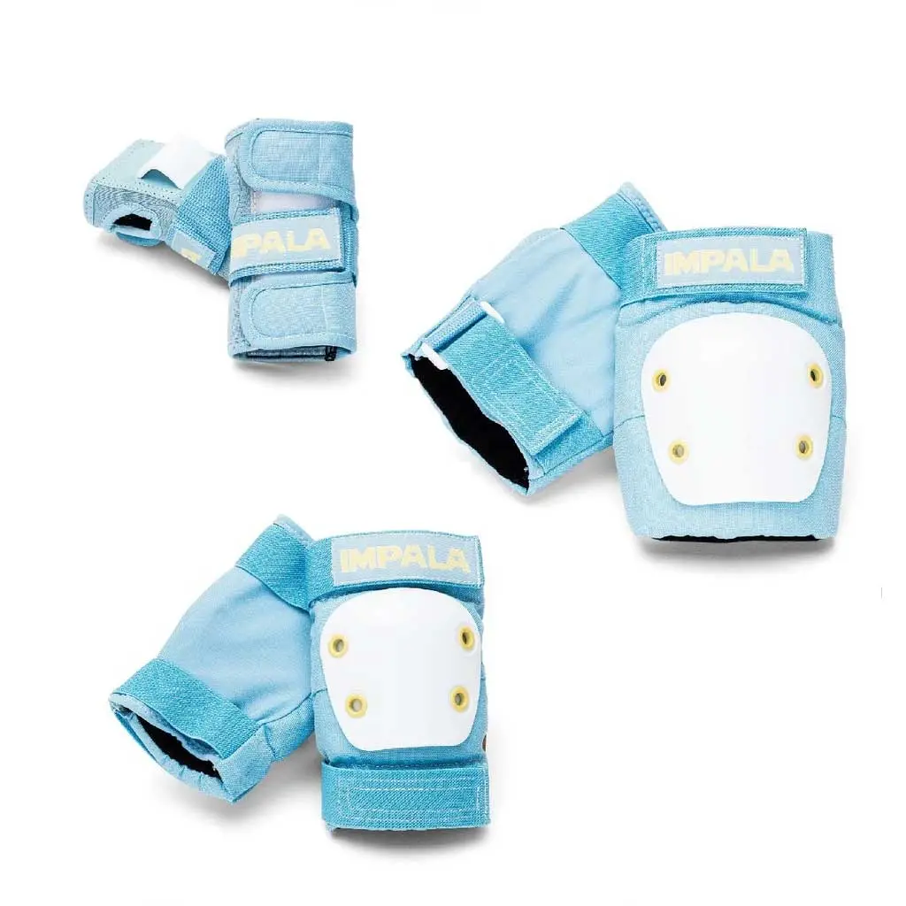 Impala Youth Protective Set - Sky Blue/Yellow 1