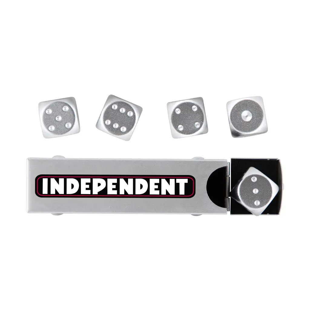 Independent Bar Logo Dice Set - Silver 1