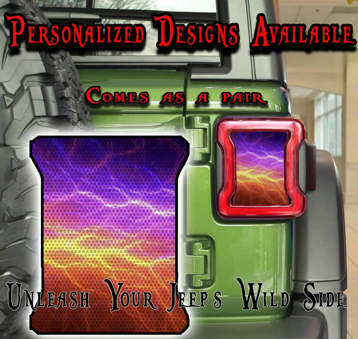 Lighting Taillight Cover Decal 82 3