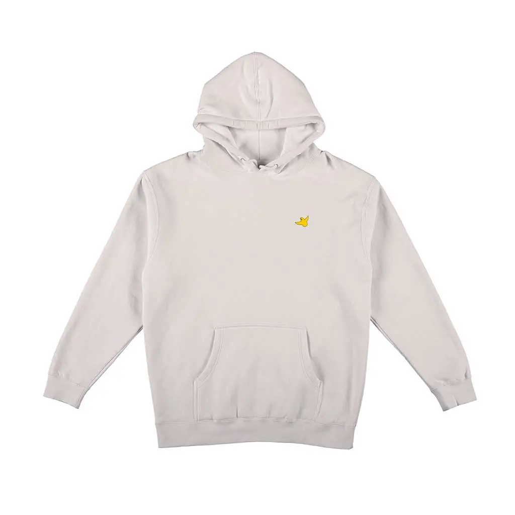 Krooked Og Bird Emb Hoodie - Bone/Yellow 1