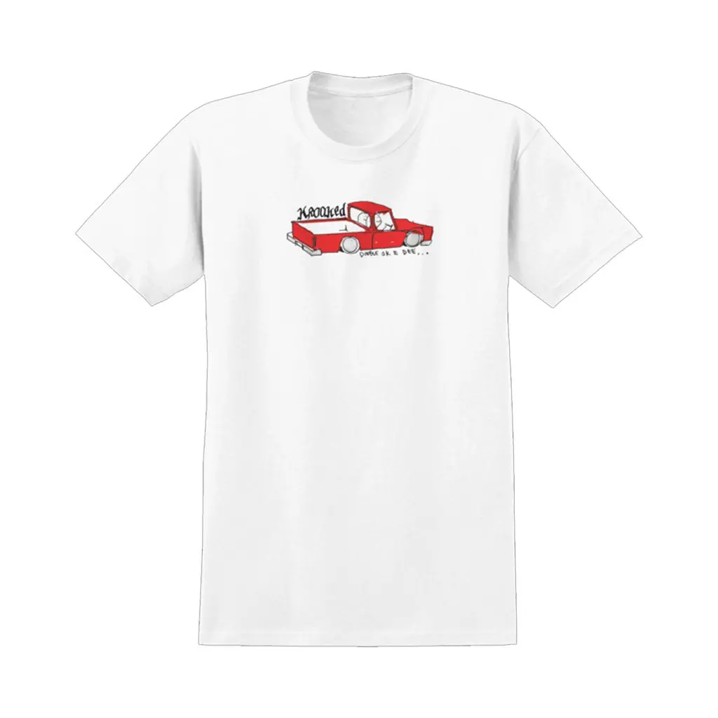 Krooked Double Ok S/S Tee - White/Multi 1