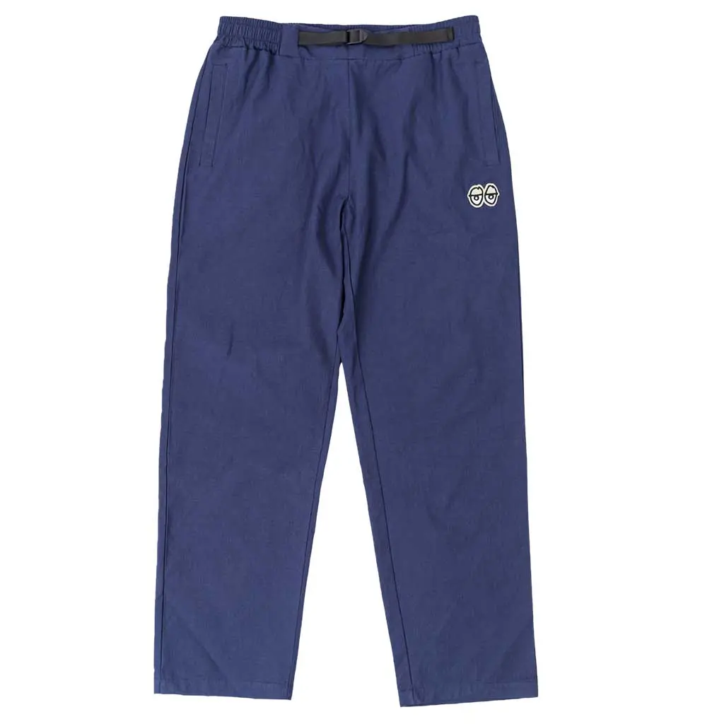 Krooked Eyes Ripstop Pants - Navy Emb 1