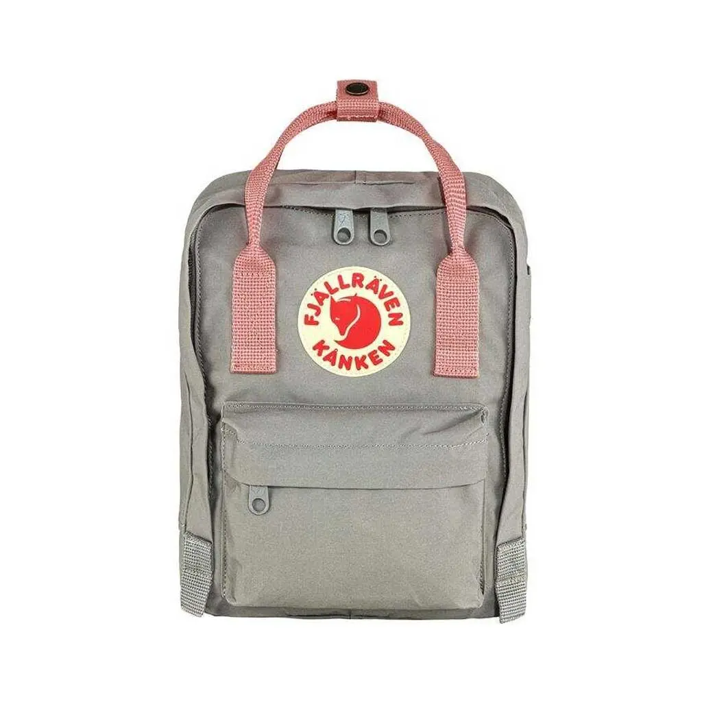 Fjallraven Kanken Mini Backpack - Fog/Pink 1