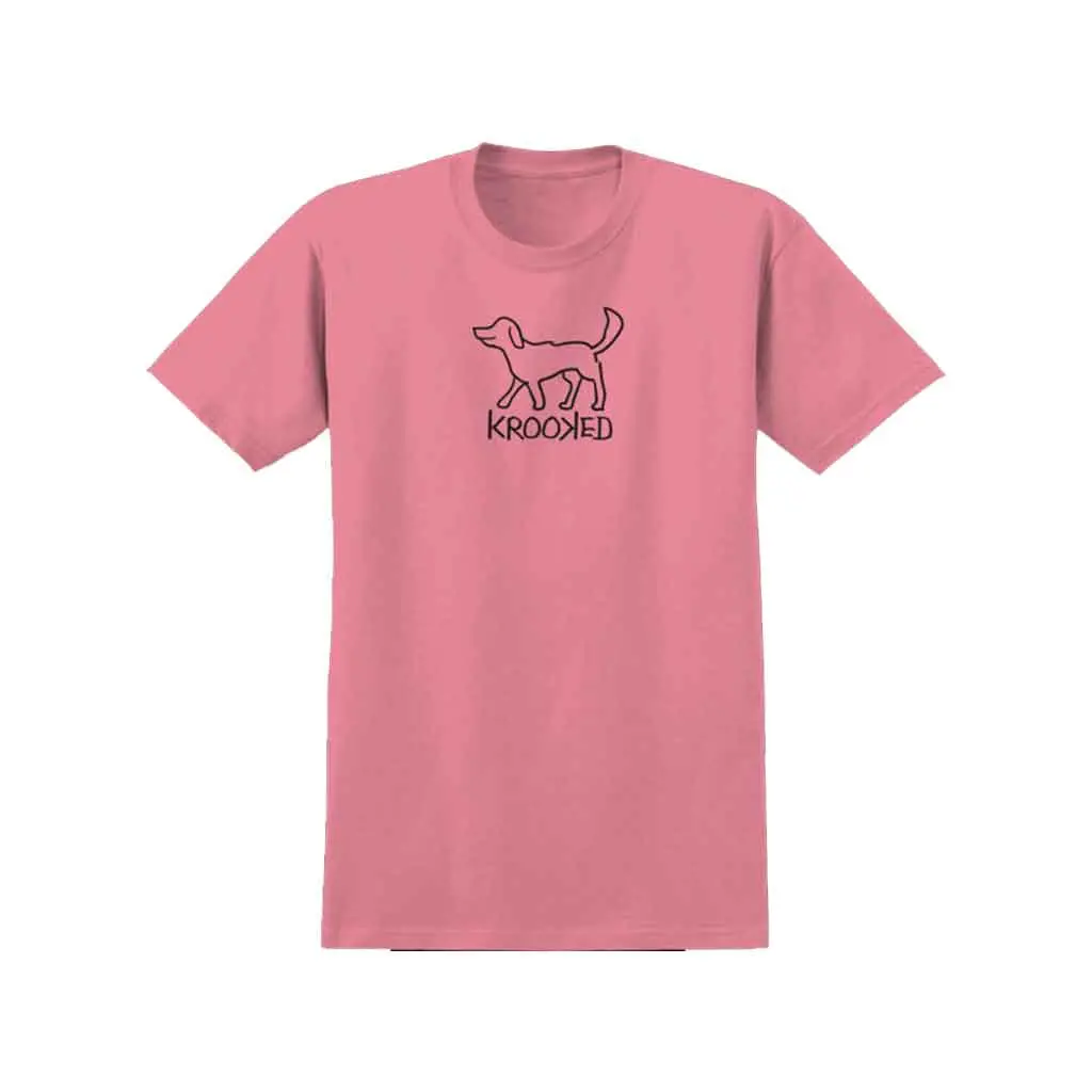 Krooked El Perro S/S Tee - Pink/Black 1